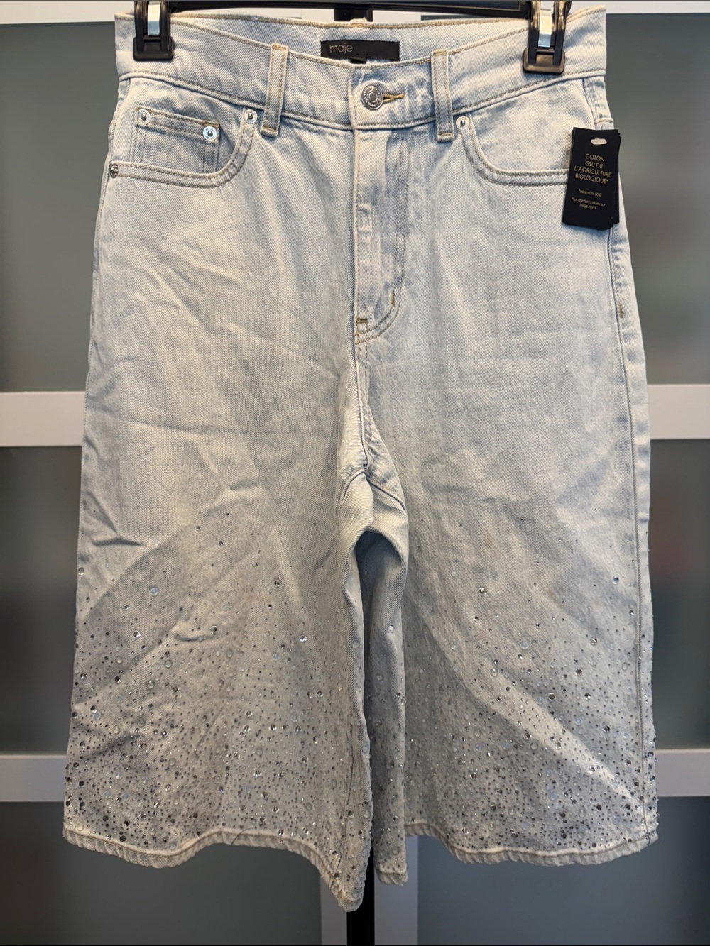 Ipyros Rhinestone Bermuda Shorts - Picture 5 of 9